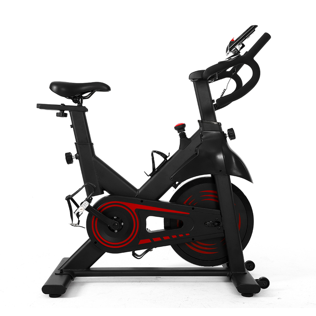 Indoor Cycling Stationary Fitness Exercise Bike LCD Monitor for Home Cardio Workout Training Bike
