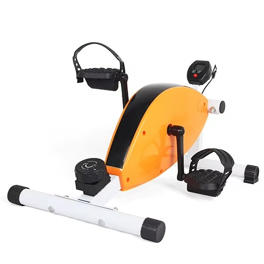 Under Desk Mini Exercise Bike Portable Pedal Exerciser for Leg Arm Rehabilitation Blood Circulation Mini Pedal Bike